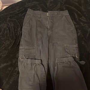 Black Garage Cargo Pants